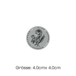 Blumen rund - Reflektor Label