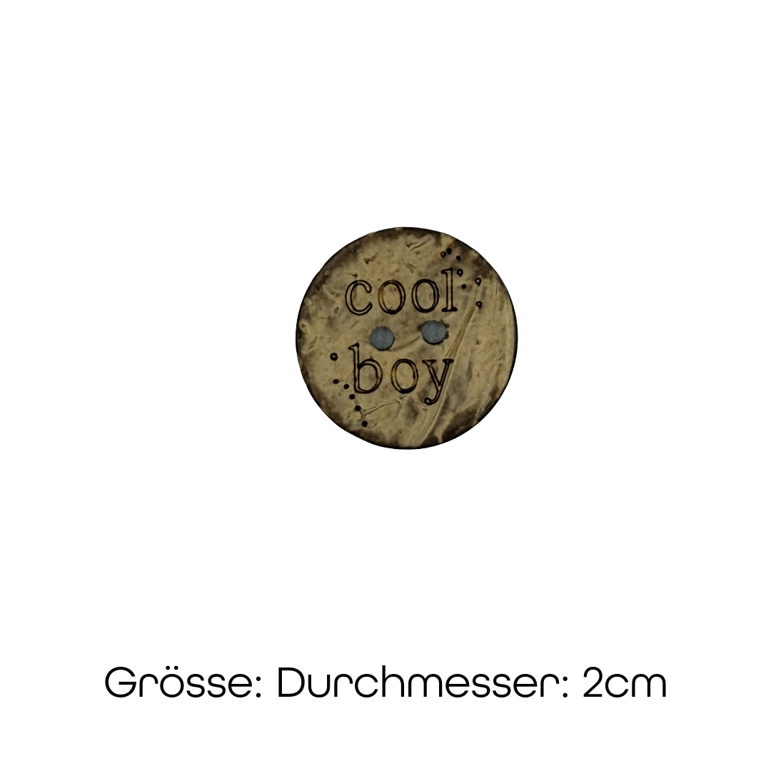 Unbenannt-3 (30) Cool Boy - Knopf – Bild 1