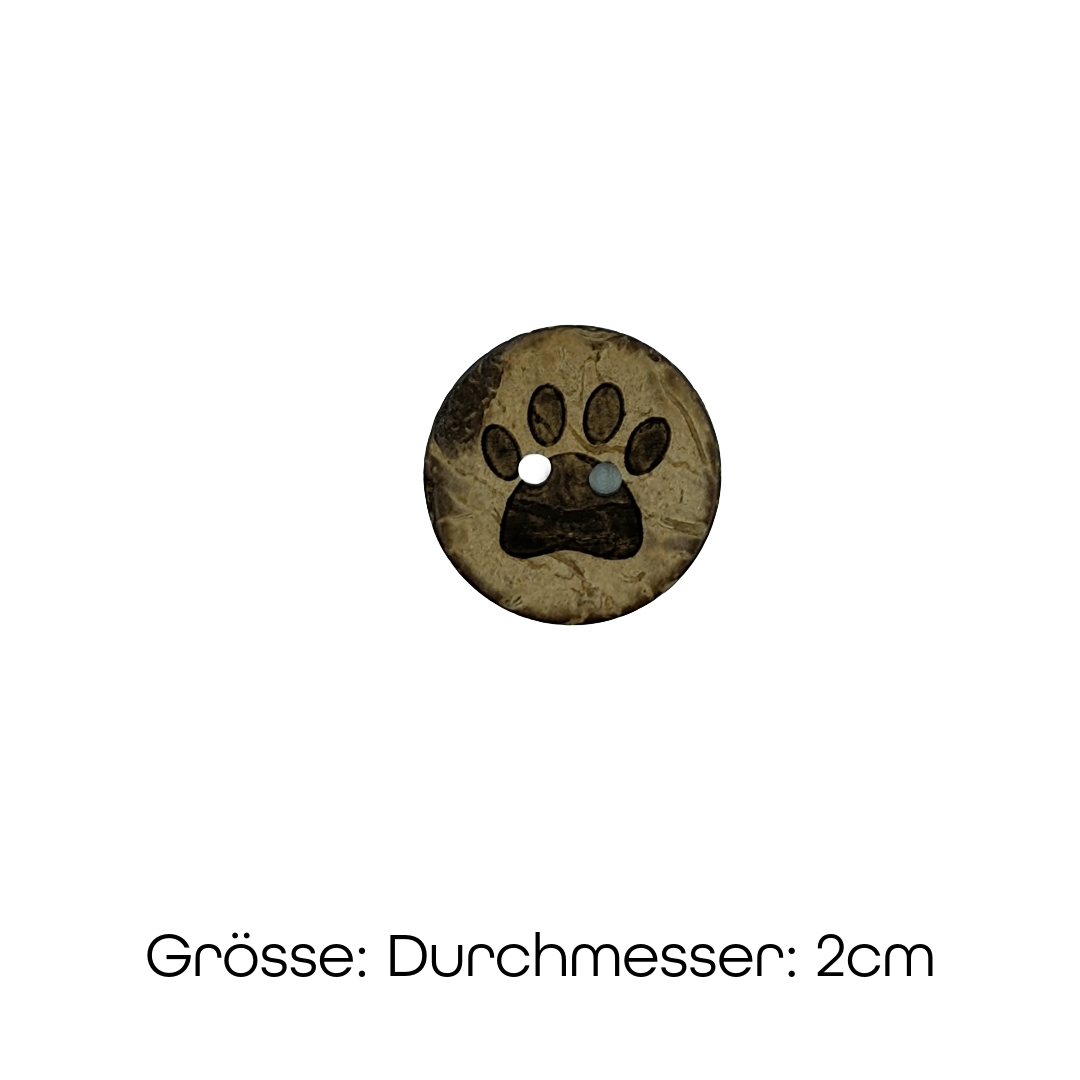 Unbenannt-3 (33) Pfote - Knopf – Bild 1