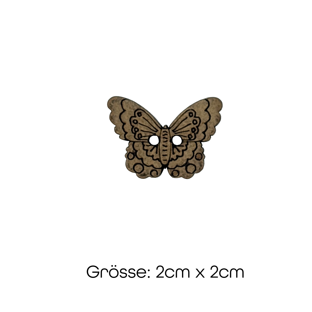 Unbenannt-3 (37) Schmetterling - Knopf – Bild 1