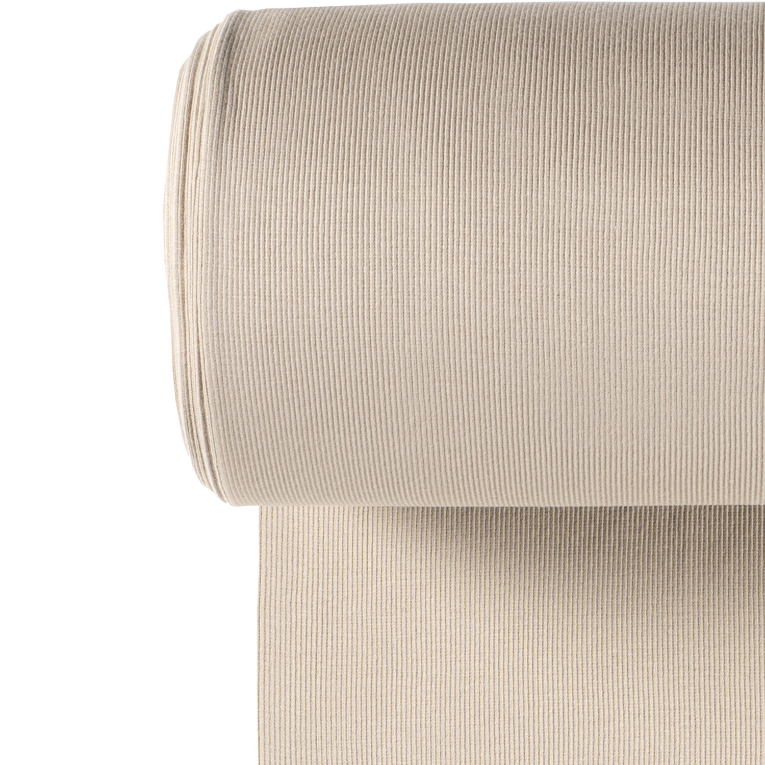 Beige_052 Bündchen RIB Beige - 2x2 – Bild 1