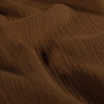 Musselin Uni - Braun