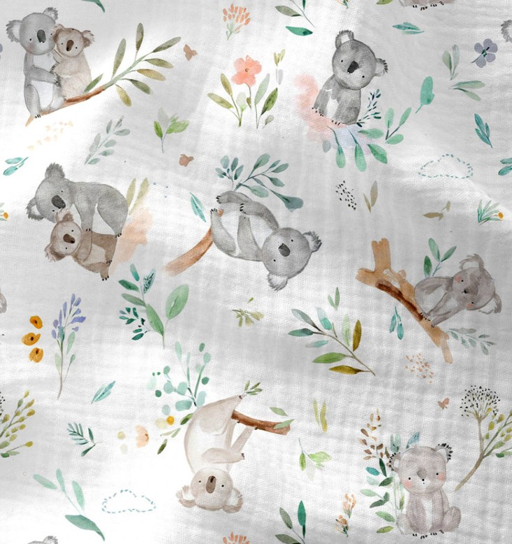 Musselin_02 Koala - double gauze – Bild 1