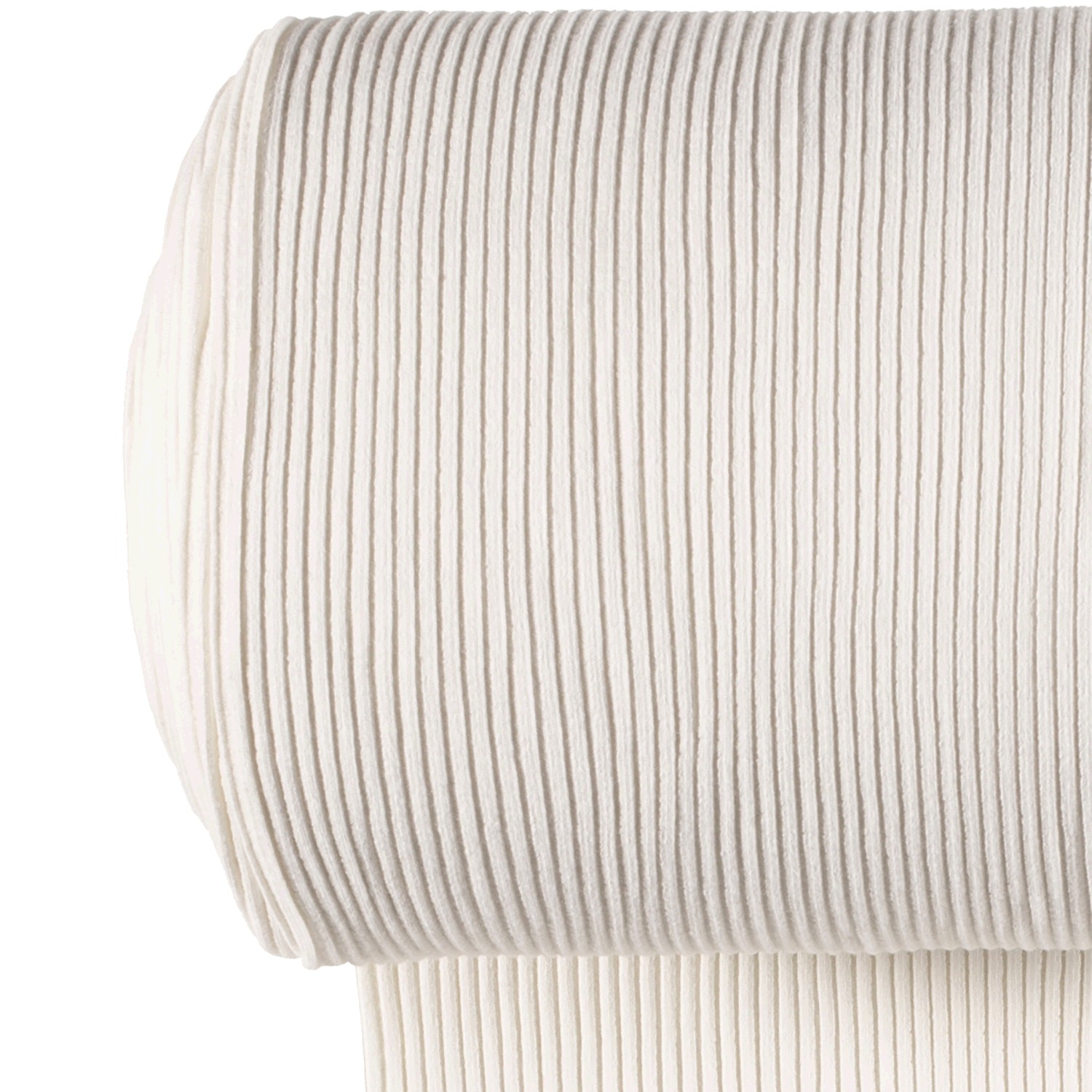 Wollweiss_051 Bündchen RIB Wollweiss - 3x3 – Bild 1