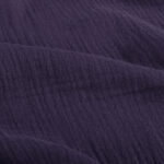Musselin Uni - Aubergine