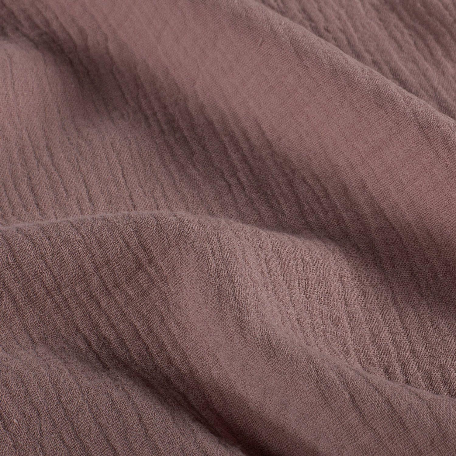 d Musselin Uni - Mauve – Bild 1