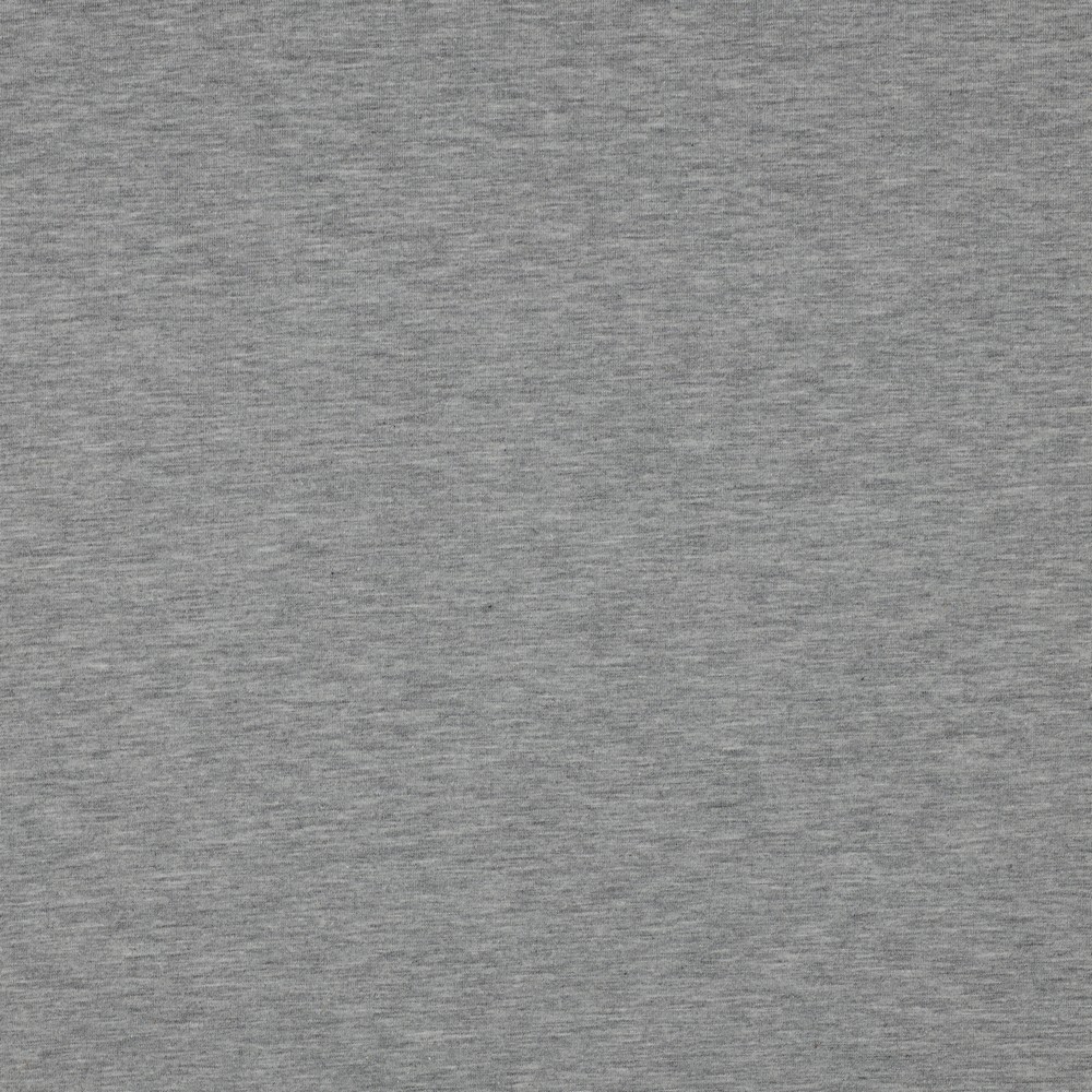 041 Jersey Uni melange - light grey - GOTS – Bild 1