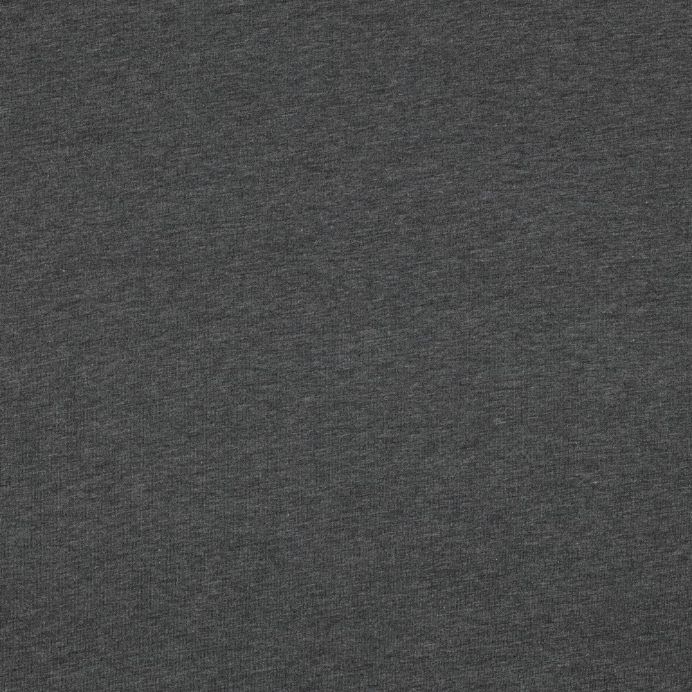 055 Jersey Uni melange - grey - GOTS – Bild 1