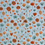 Flower Power - altblau