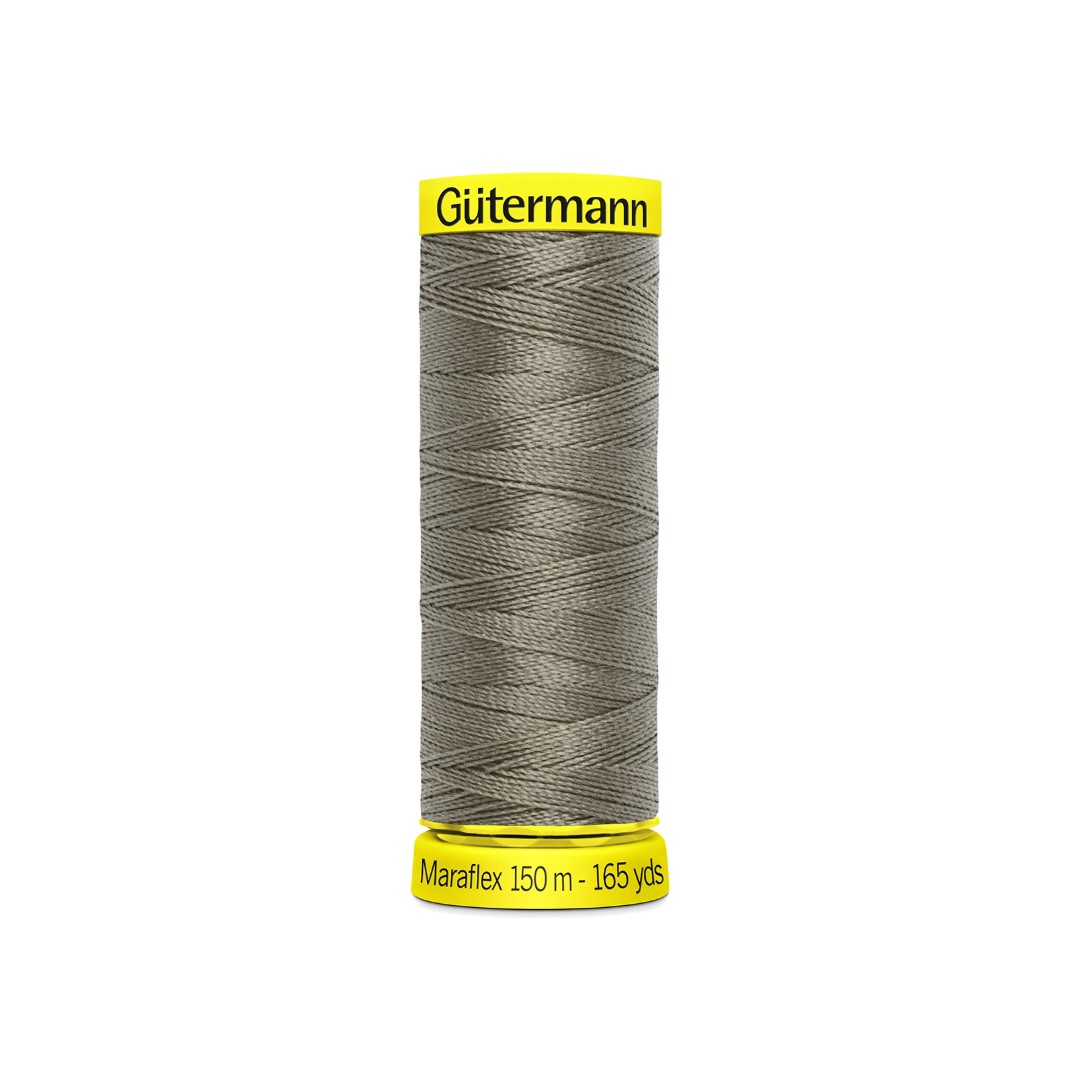20_Col_727 elastischer Nähfaden Maraflex - (727/taupe) – Bild 1