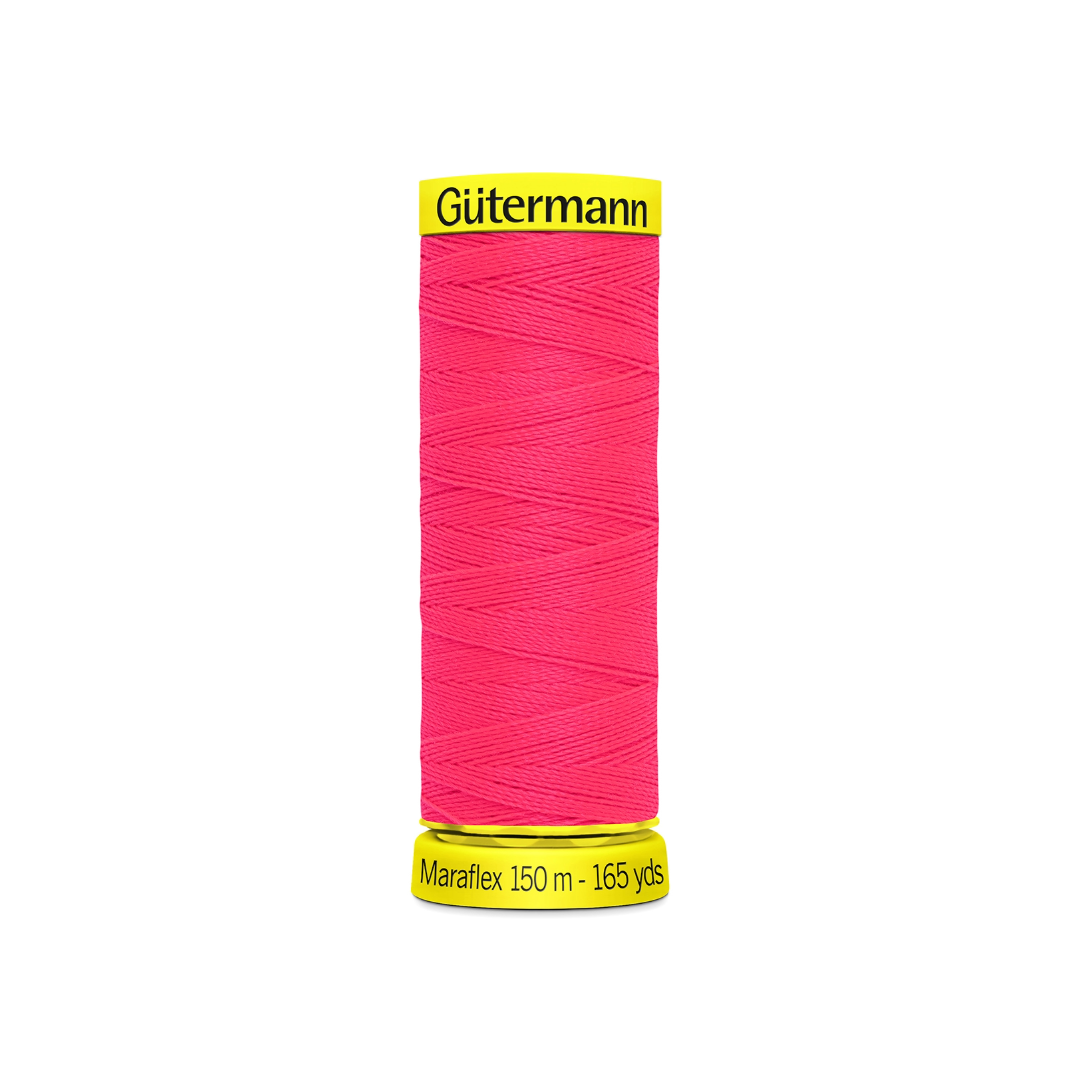 41_Col_3837 elastischer Nähfaden Maraflex - (3837/neonpink) – Bild 1