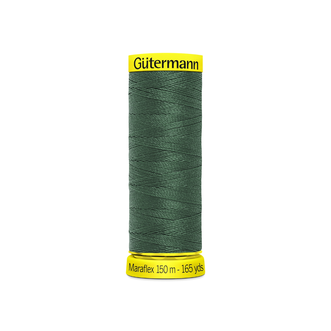 49_Col_561 elastischer Nähfaden Maraflex - (561/dunkelgrün) – Bild 1