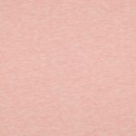 Jersey Uni melange - rose - GOTS