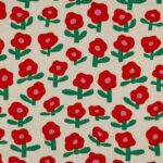 Rib-Jersey - Blumen Blumen