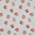 Kleine Erdbeeren - double gauze