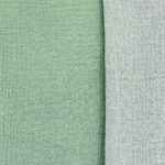 Musselin Uni - zweifarbig - mint / hellmint