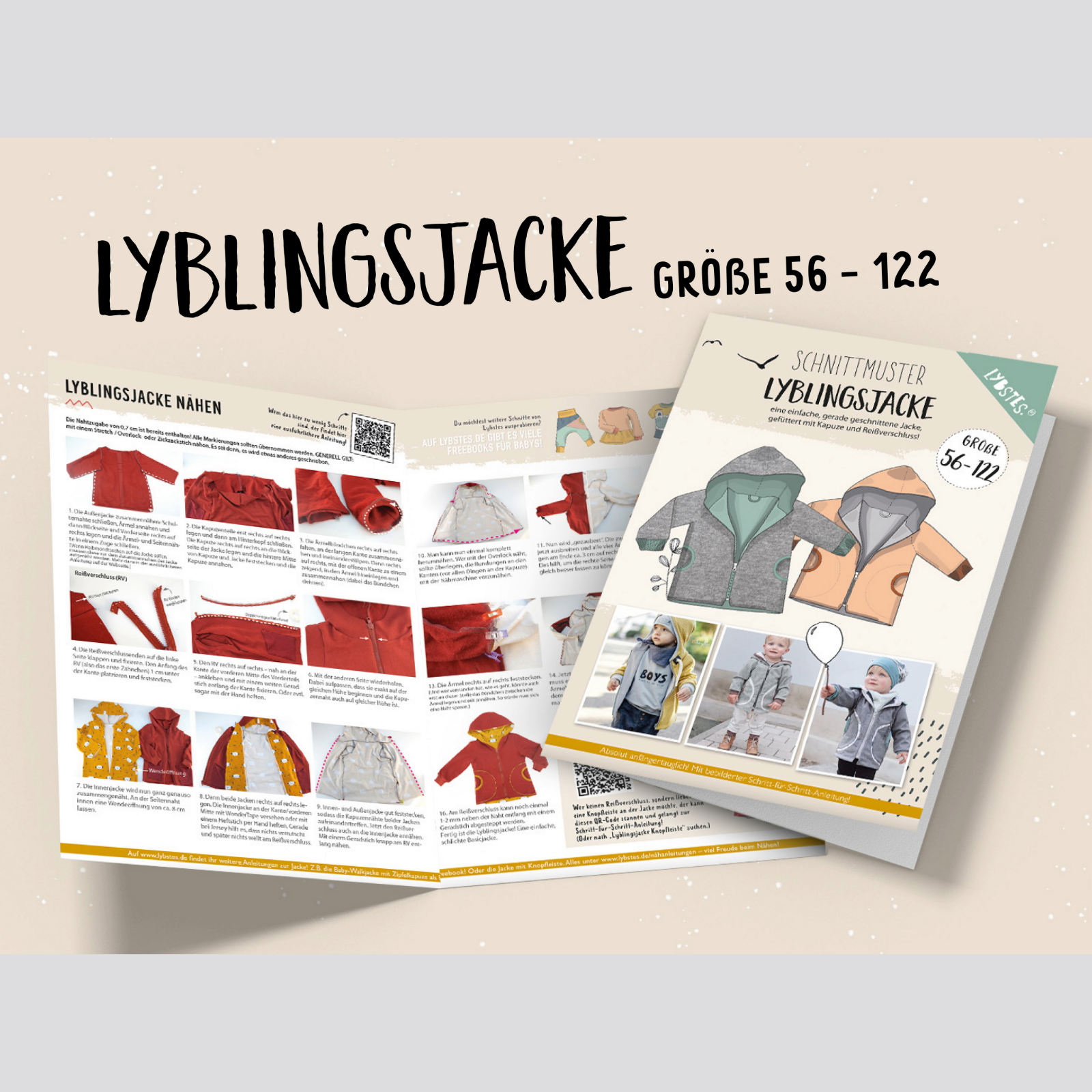 Unbenannt-1(1) Lybstes. Lyblingsjacke (Gr. 56-122) – Bild 1