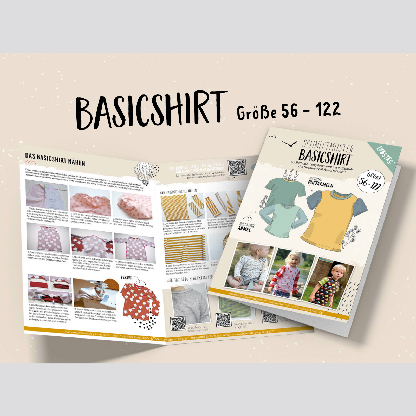 Unbenannt-1(50) Lybstes. Basicshirt (Gr. 56 - 122) – Bild 1