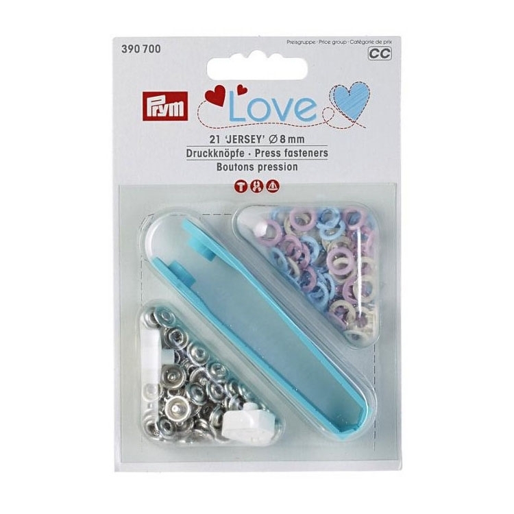 prym-love-jersey-druckknopf-8-mm-hellblau-rosa_390700_2 Jersey Druckknopf - (rosa, hellblau, perle) – Bild 1