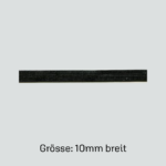 Gummiband - 10mm - schwarz