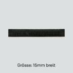 Gummiband - 15mm - schwarz