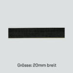 Gummiband - 20mm - schwarz