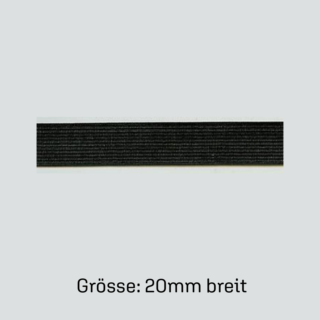Unbenannt - 26. September 2025 um 19.23.50(2) Gummiband - 20mm - schwarz – Bild 1