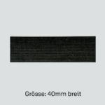 Gummiband - 40mm - schwarz