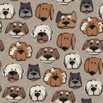 Hundegesichter - braun