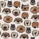 Hundegesichter - ecru