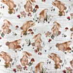 Kleine Hase in der Pilzenwelt - double gauze